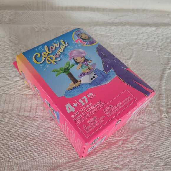 Colour Reveal Mega Barbie Building Block set - Picture 7 of 11